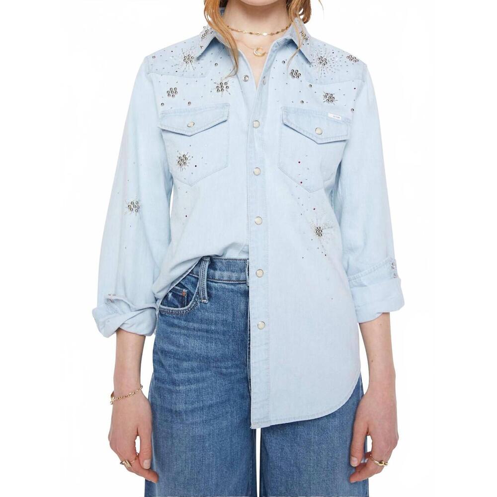 NEW MOTHER all my exes button up shirt in more is more